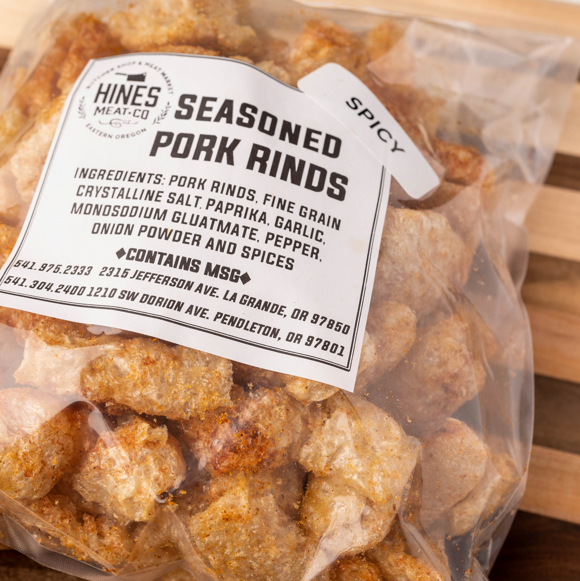 SPICY PORK RINDS