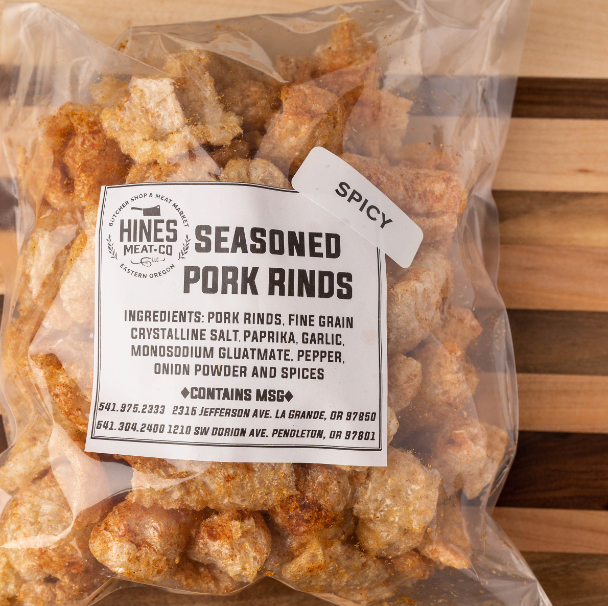 SPICY PORK RINDS