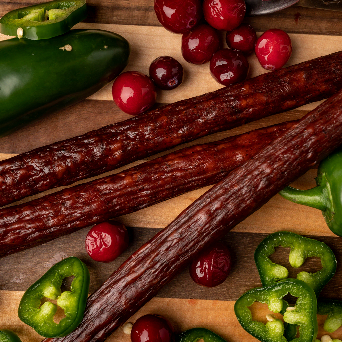 CRANBERRY JALAPENO SNACK STICKS