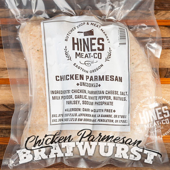 CHICKEN PARMESAN SAUSAGES: UNCOOKED