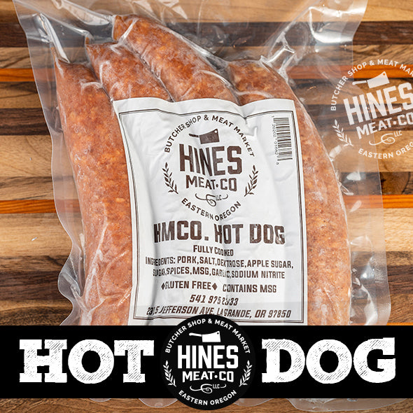 HINES MEAT CO. HOT DOG