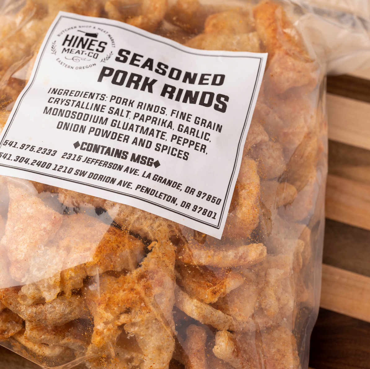 ORIGINAL PORK RINDS, Hines Meat Co.