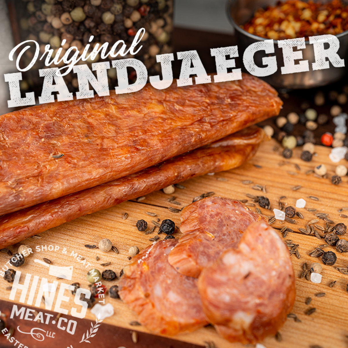 Landjaegers - Dry Smoked & Aged - 2 Lbs