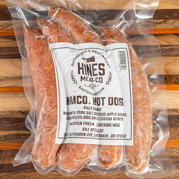 HINES MEAT CO. HOT DOG